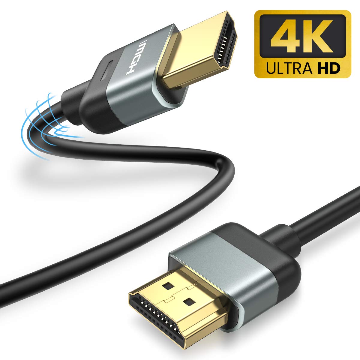 2m - Câble HDMI 4K (4K @ 60Hz - Une merveilleuse expérience Ultra HD - HDMI  2.0