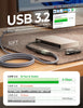AINOPE USB Extension Cable 10FT USB 3.0 Extender Male to Female Cord Grey