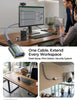 AINOPE USB Extension Cable 10FT USB 3.0 Extender Male to Female Cord Grey