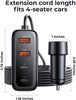AINOPE PD&QC 108W Multiple Ports Car Charger, Cigarette Lighter USB Charger