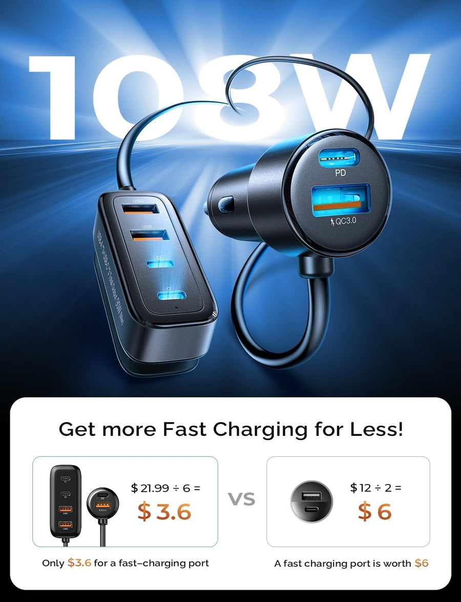 multi cigarette charger Amazon.com: USB Car Multiple Ports, 45W 5-Ports Quick Charge Car Charger Adapter,12V-24V Lighter Adapter USB Auto Splitter Fast Charging for iPhone & Android,Samsung Galaxy S10 S9 Plus : Cell skid shrapnel on both sides of the car charger Multi Car Cigarette Lighter Socket