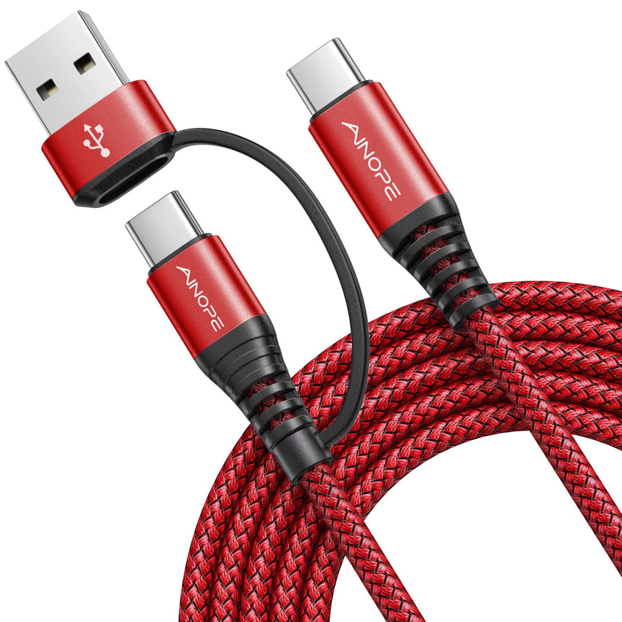 AINOPE 10ft  4 in 1  USB C Cable