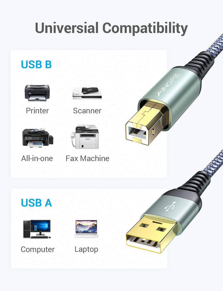fordel krater psykologi USB Printer Cable – AINOPE E-Commerce Ltd