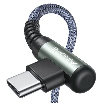 USB C Right Angle Cable 2-Pack [3.3FT+10FT]