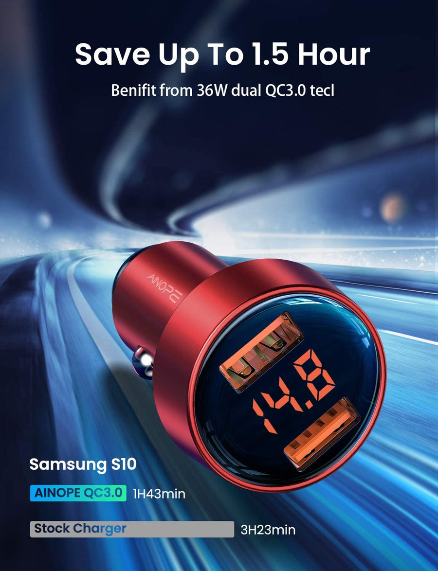 Car Charger Adapter QC 3.0